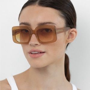 Lu Goldie Rectangle Sunglasses